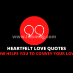Heartfelt love quotes how helps you to convey your love