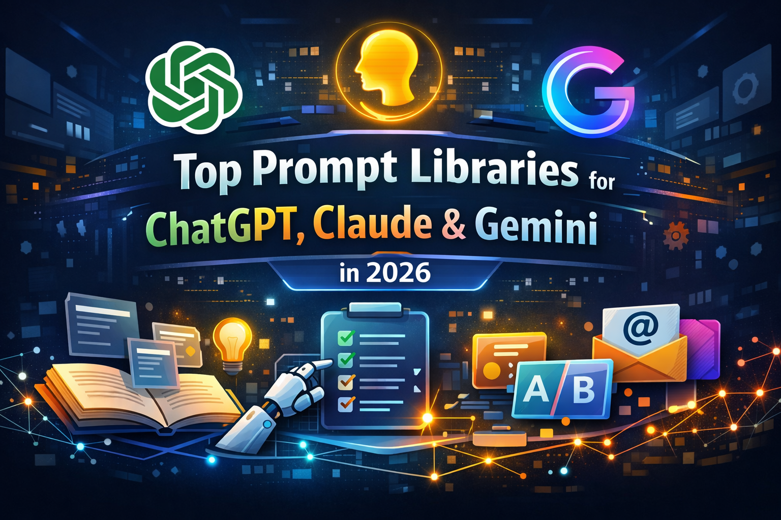 Top Prompt Libraries for ChatGPT Claude And Gemini